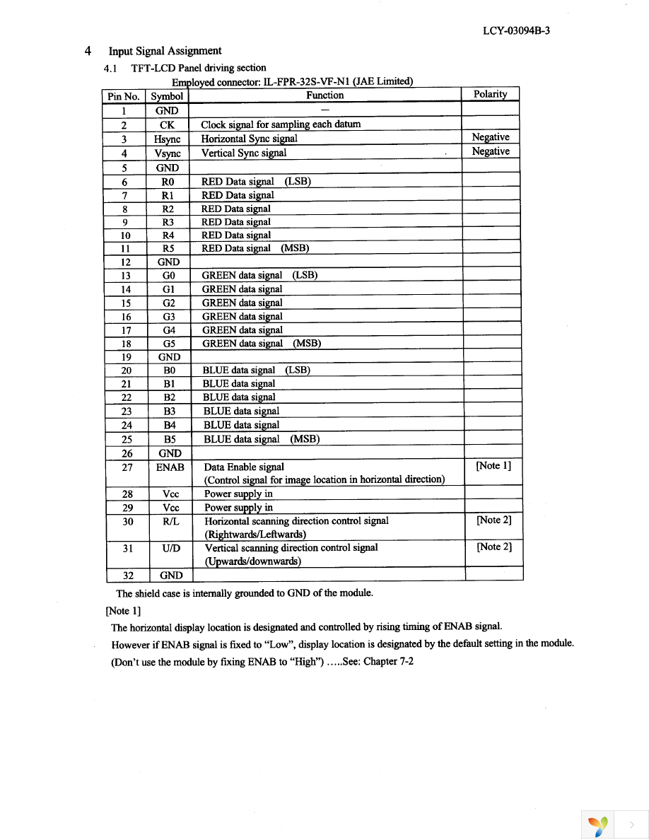 LQ080V3DG01 Page 6