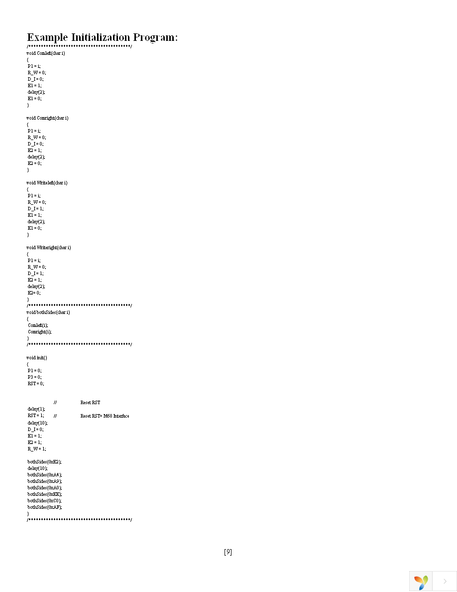 NHD-12032B1Z-FSW-GBW Page 9