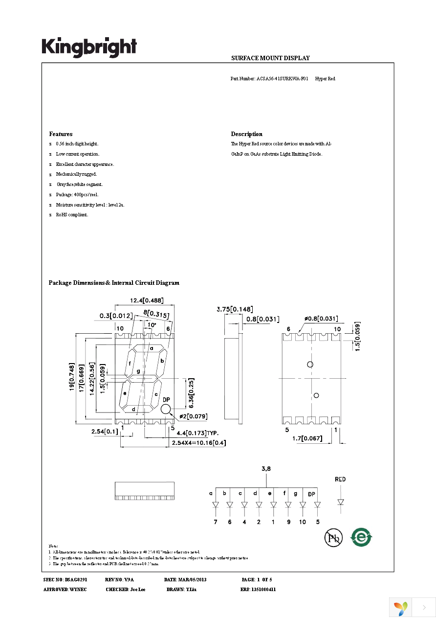 ACSA56-41SURKWA-F01 Page 1