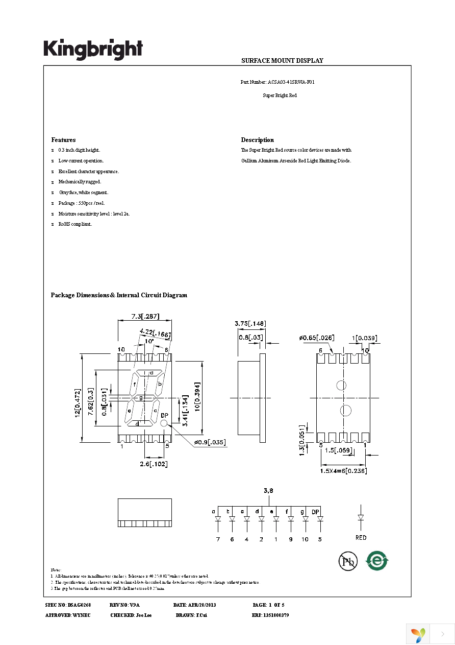 ACSA03-41SRWA-F01 Page 1