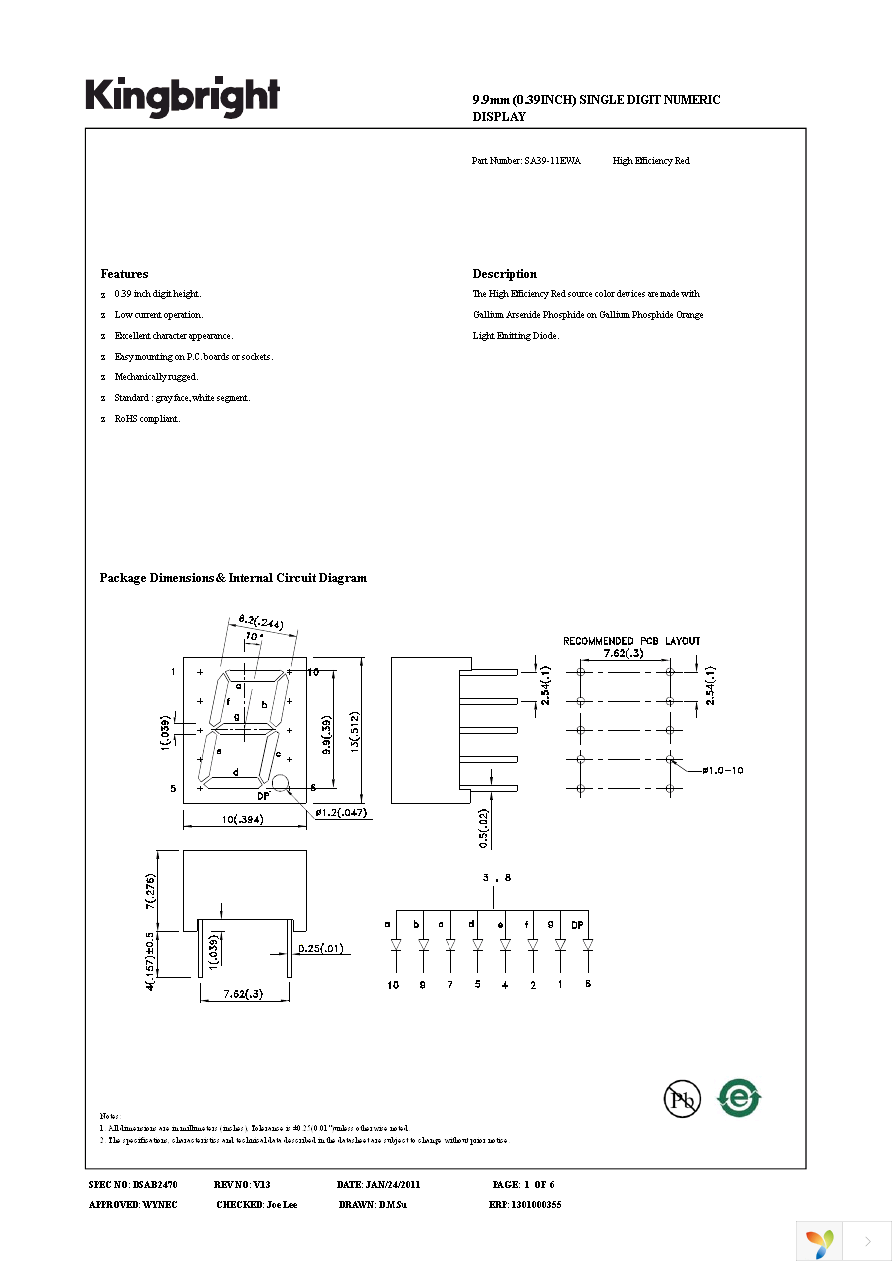 SA39-11EWA Page 1