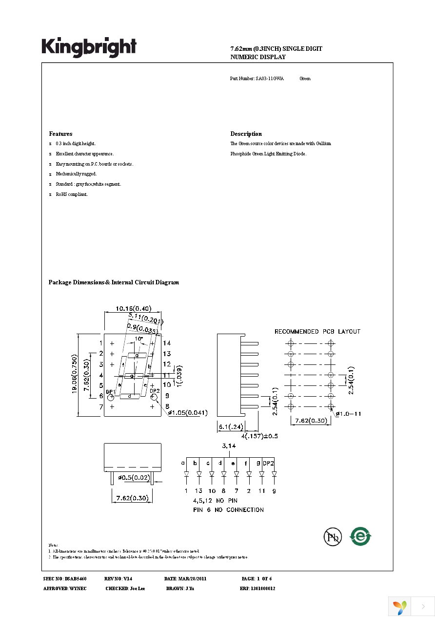 SA03-11GWA Page 1