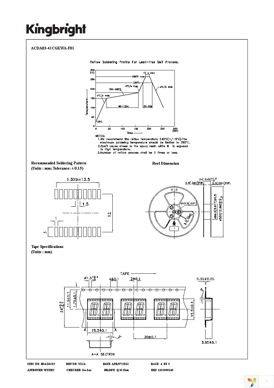 ACDA03-41CGKWA-F01 Page 4