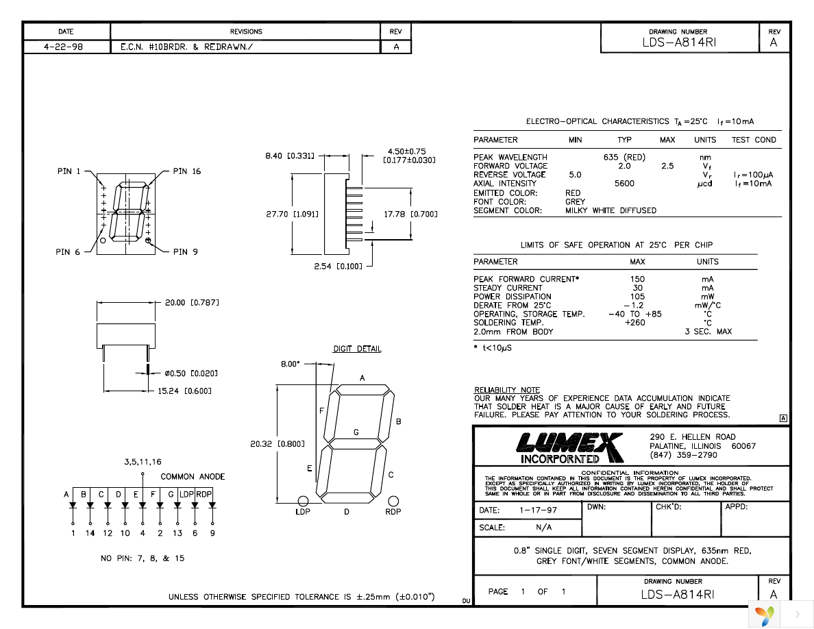 LDS-A814RI Page 1