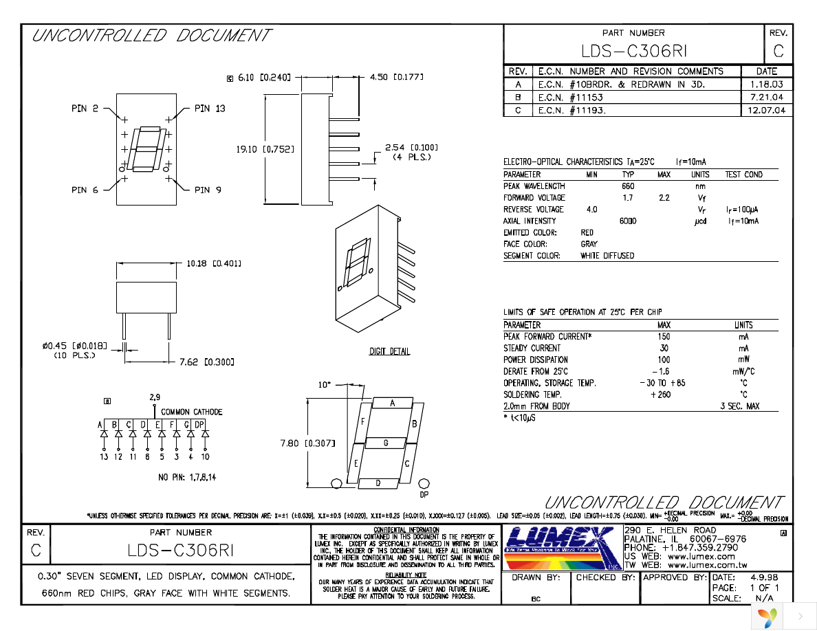 LDS-C306RI Page 1