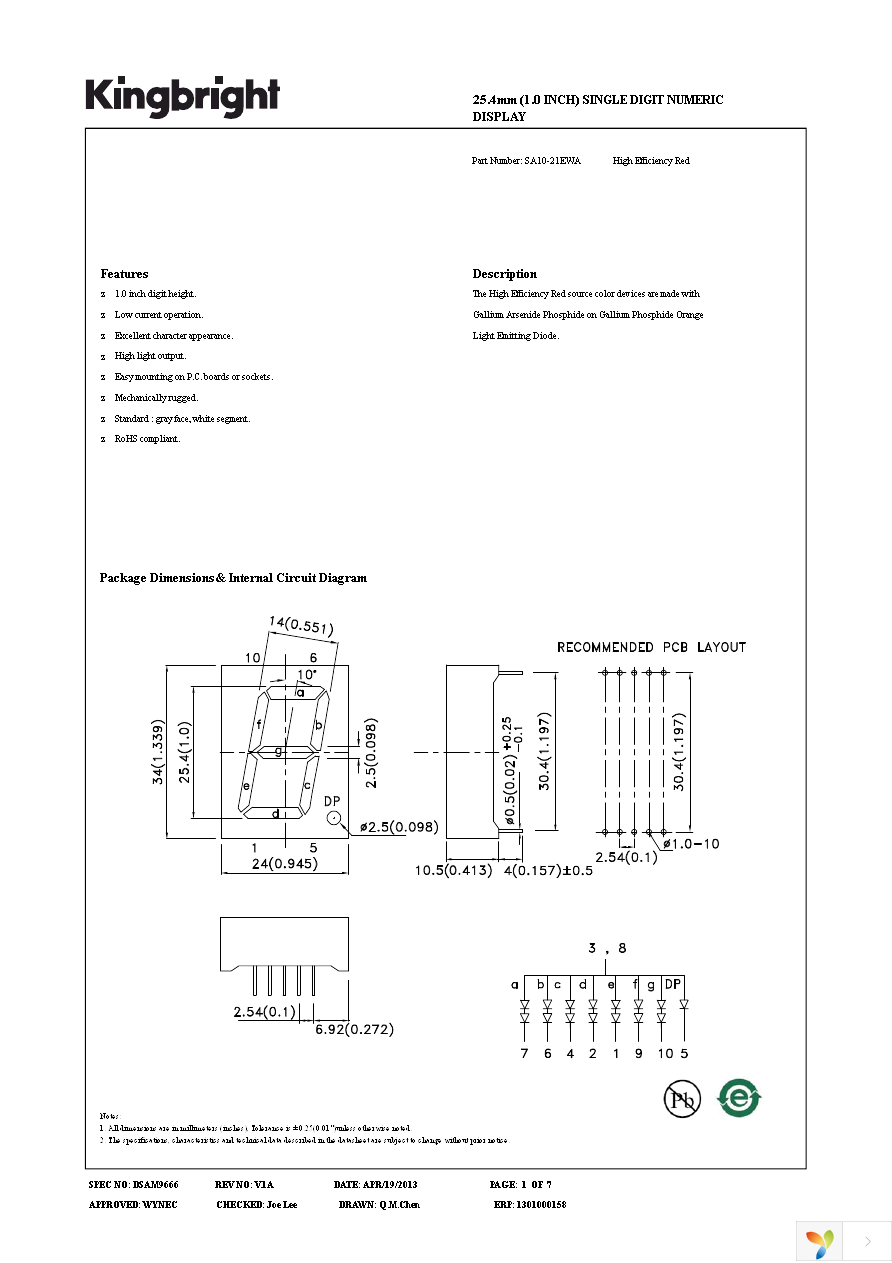 SA10-21EWA Page 1