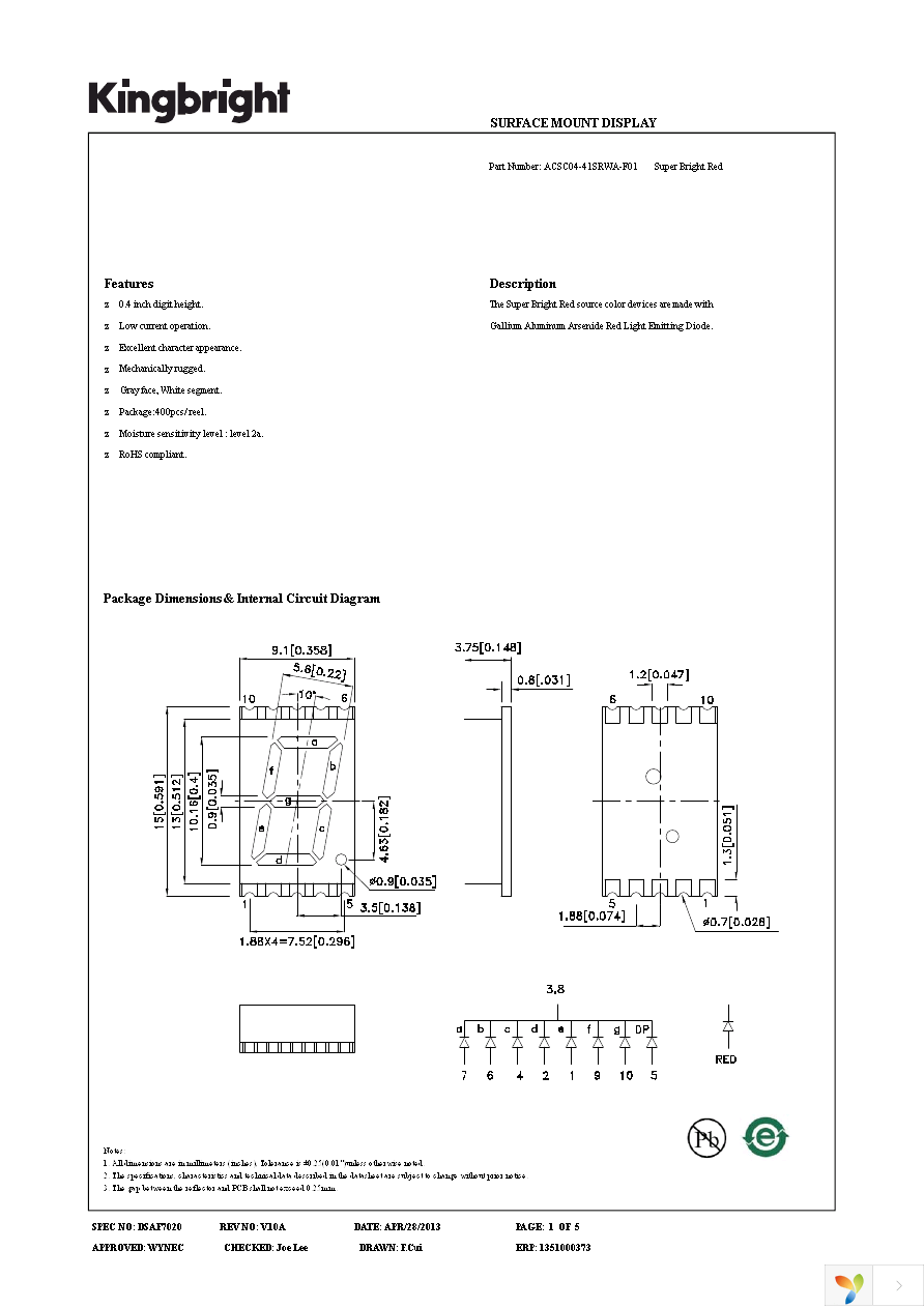 ACSC04-41SRWA-F01 Page 1