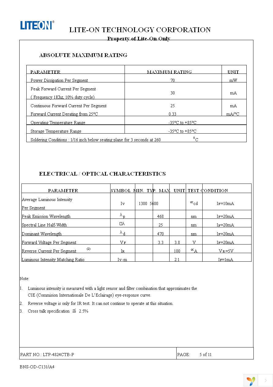 LTP-4824CTB-P Page 5