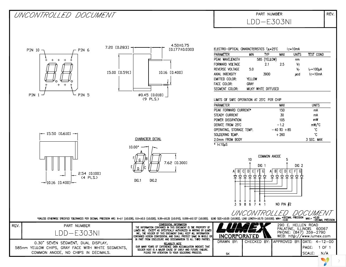 LDD-E303NI Page 1