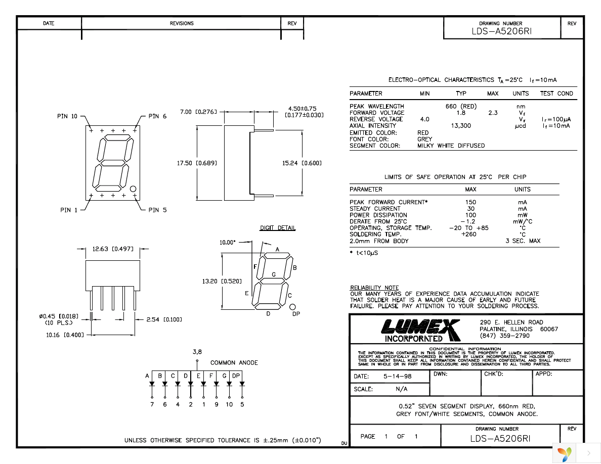 LDS-A5206RI Page 1