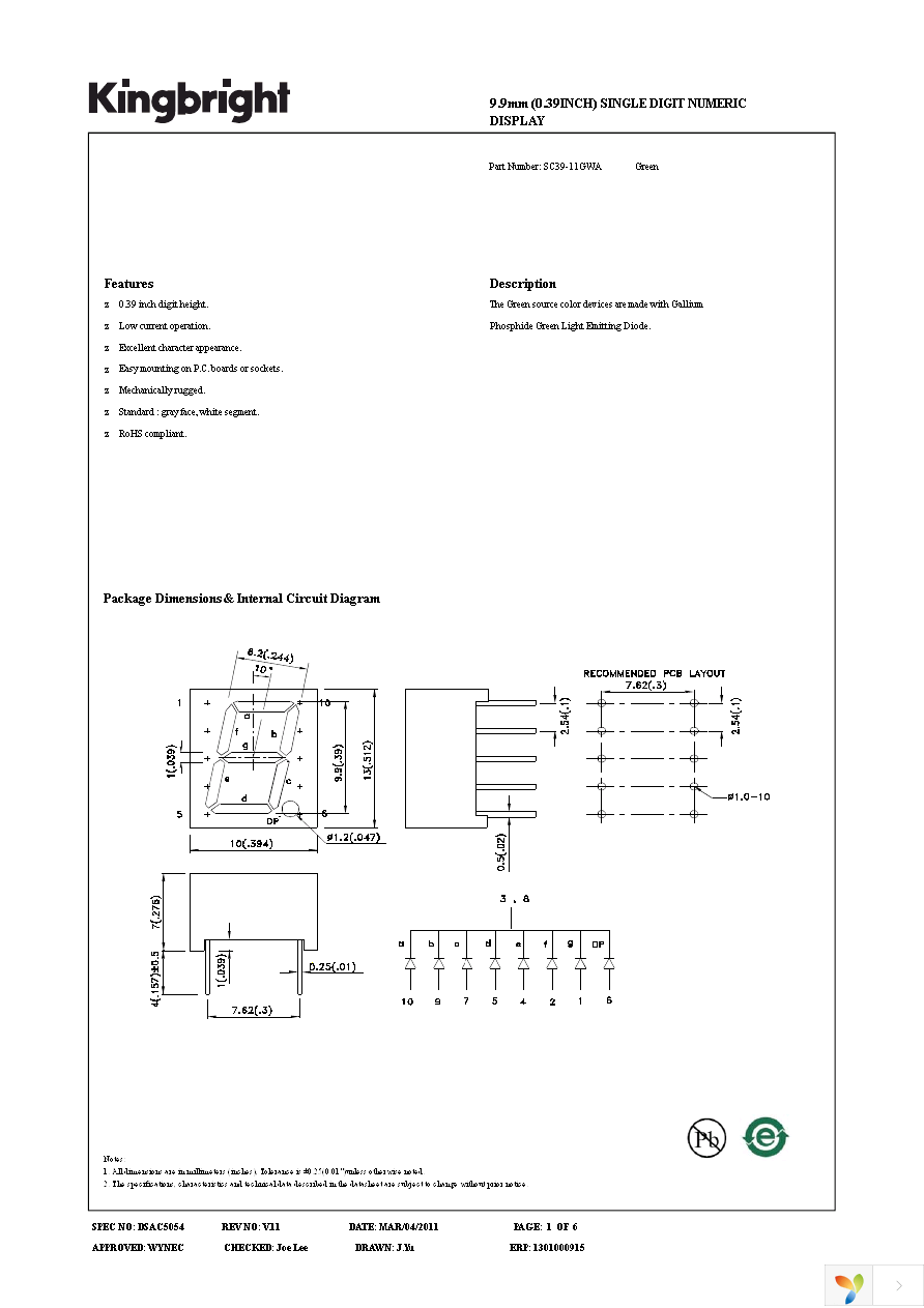 SC39-11GWA Page 1