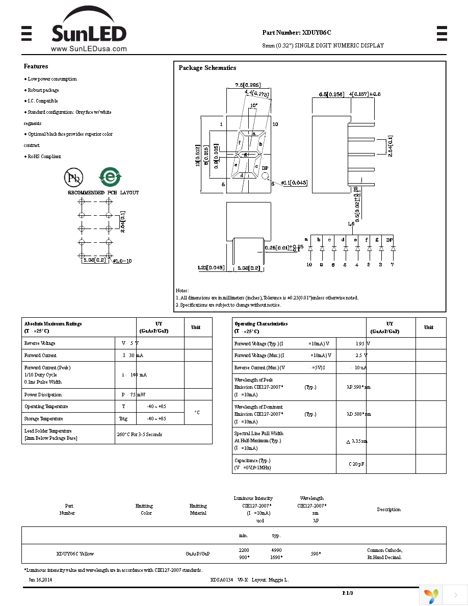 XDUY06C Page 1