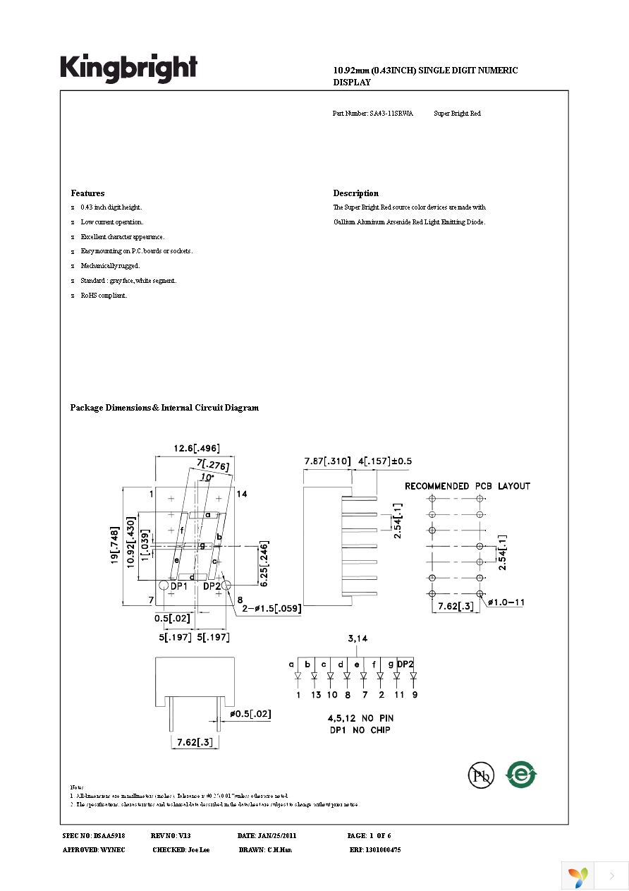 SA43-11SRWA Page 1