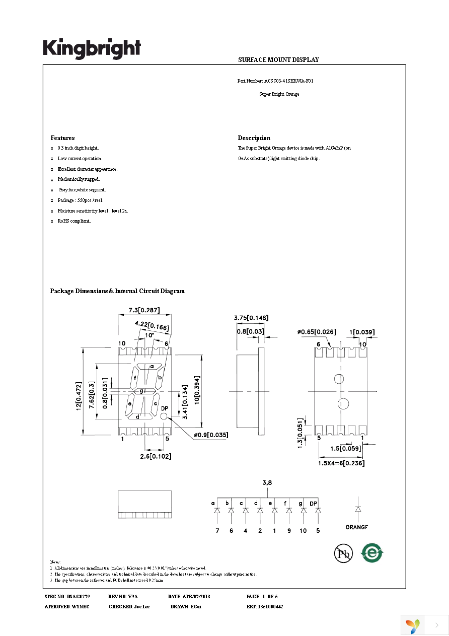 ACSC03-41SEKWA-F01 Page 1