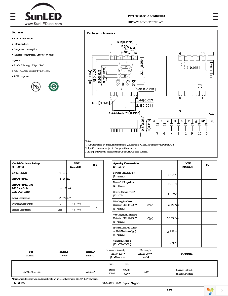 XZFMDK05C Page 1