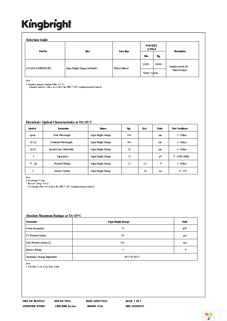 ACSA04-41SEKWA-F01 Page 2