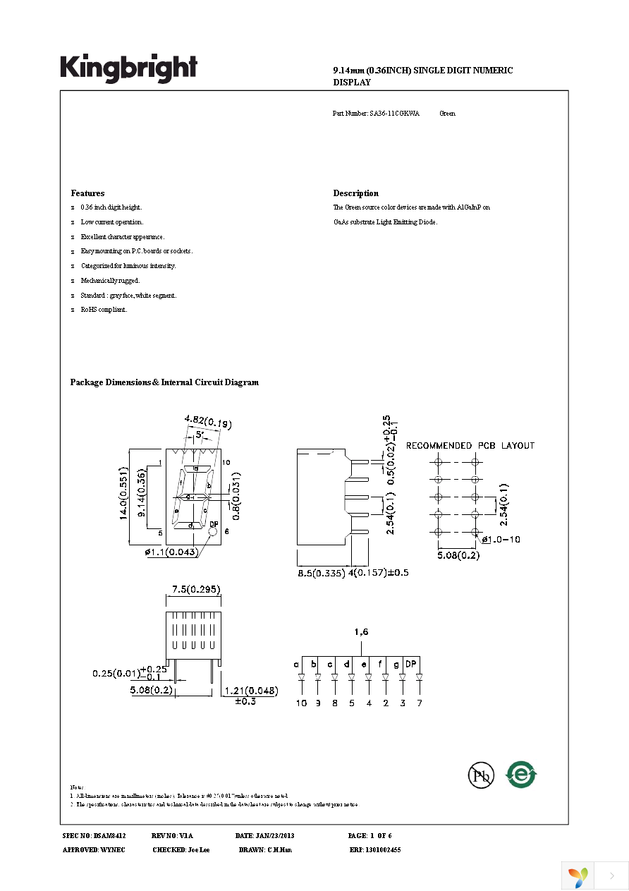 SA36-11CGKWA Page 1