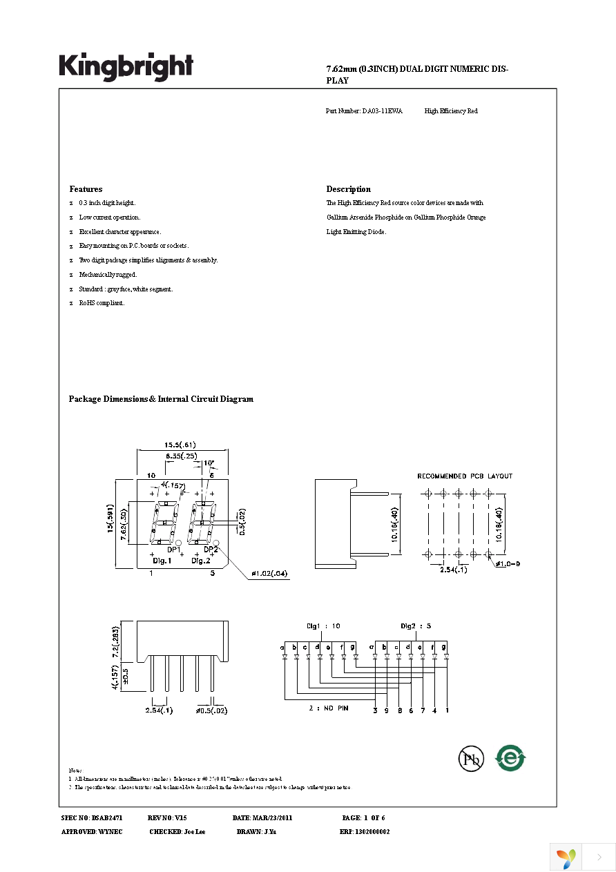 DA03-11EWA Page 1