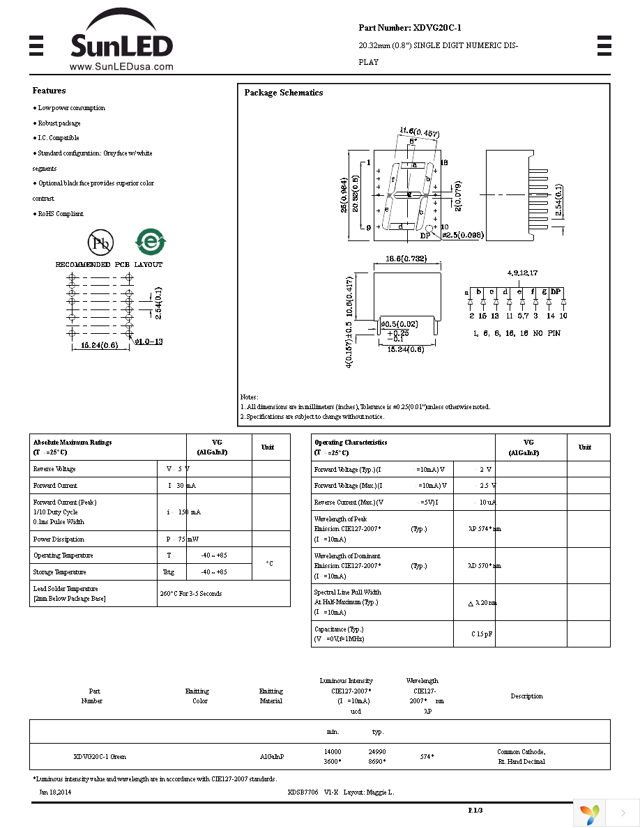 XDVG20C-1 Page 1