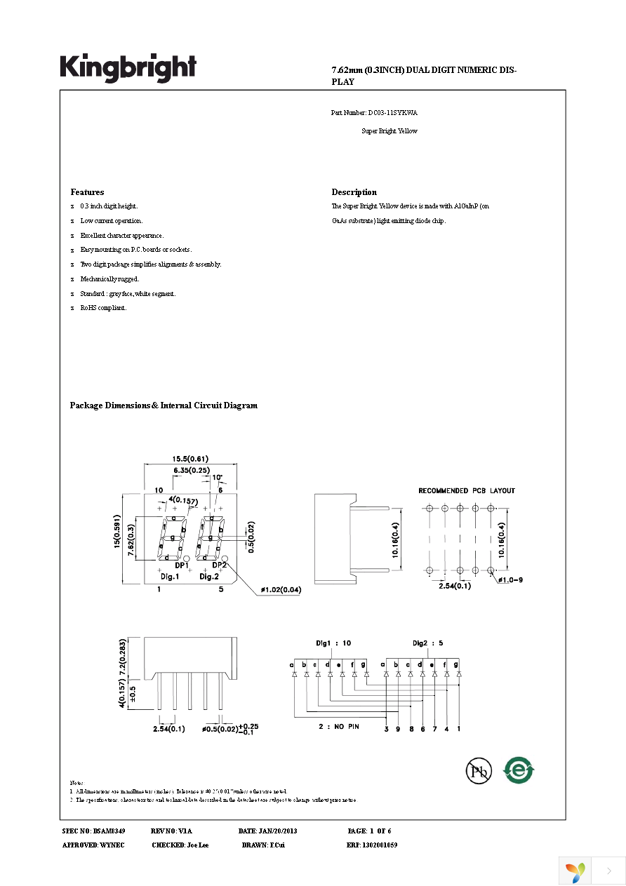 DC03-11SYKWA Page 1