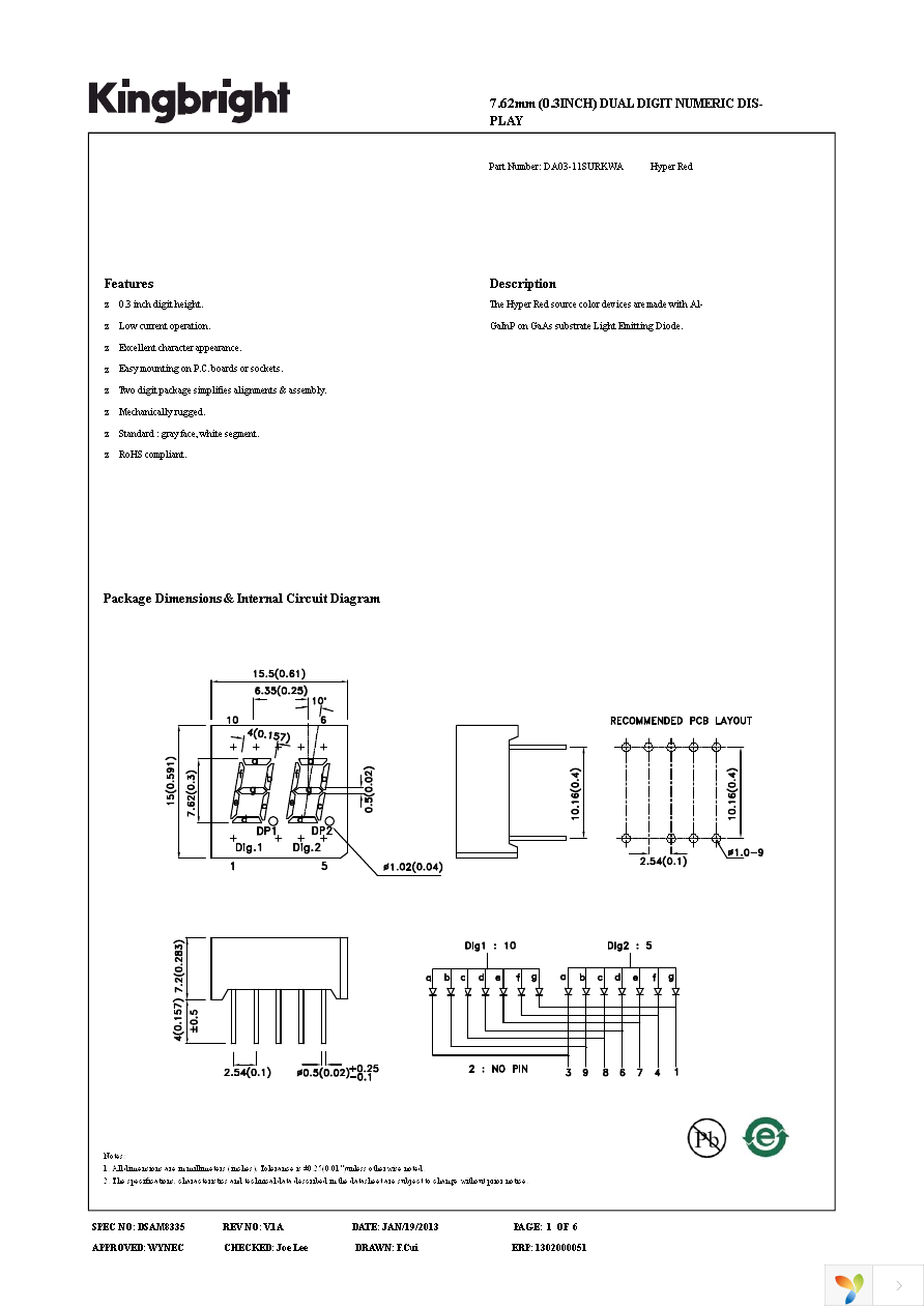 DA03-11SURKWA Page 1