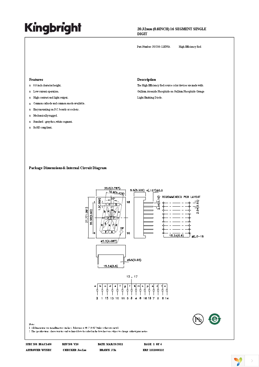 PSC08-12EWA Page 1