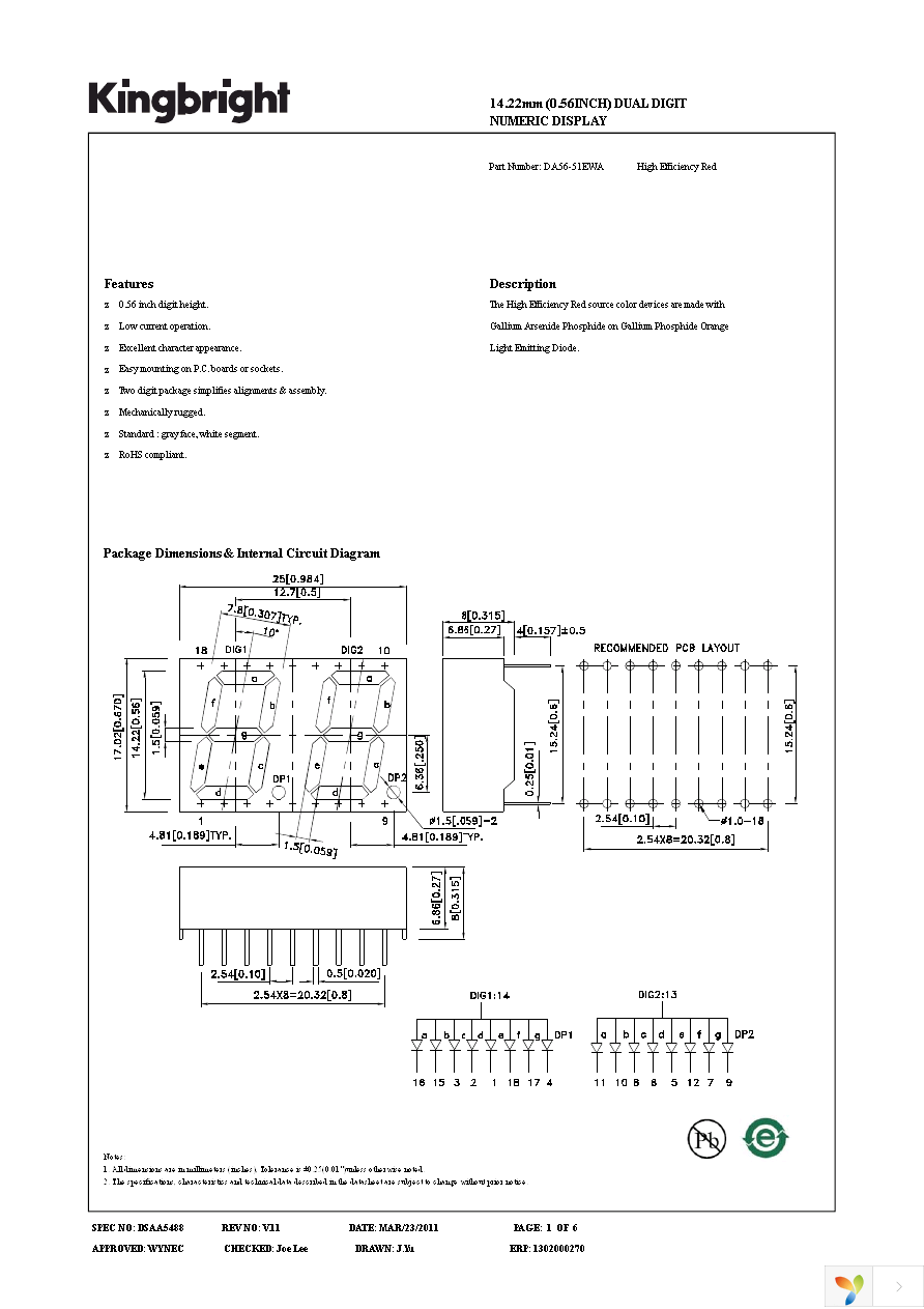 DA56-51EWA Page 1