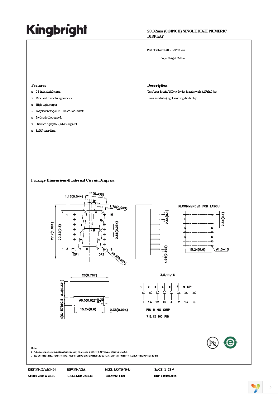 SA08-12SYKWA Page 1