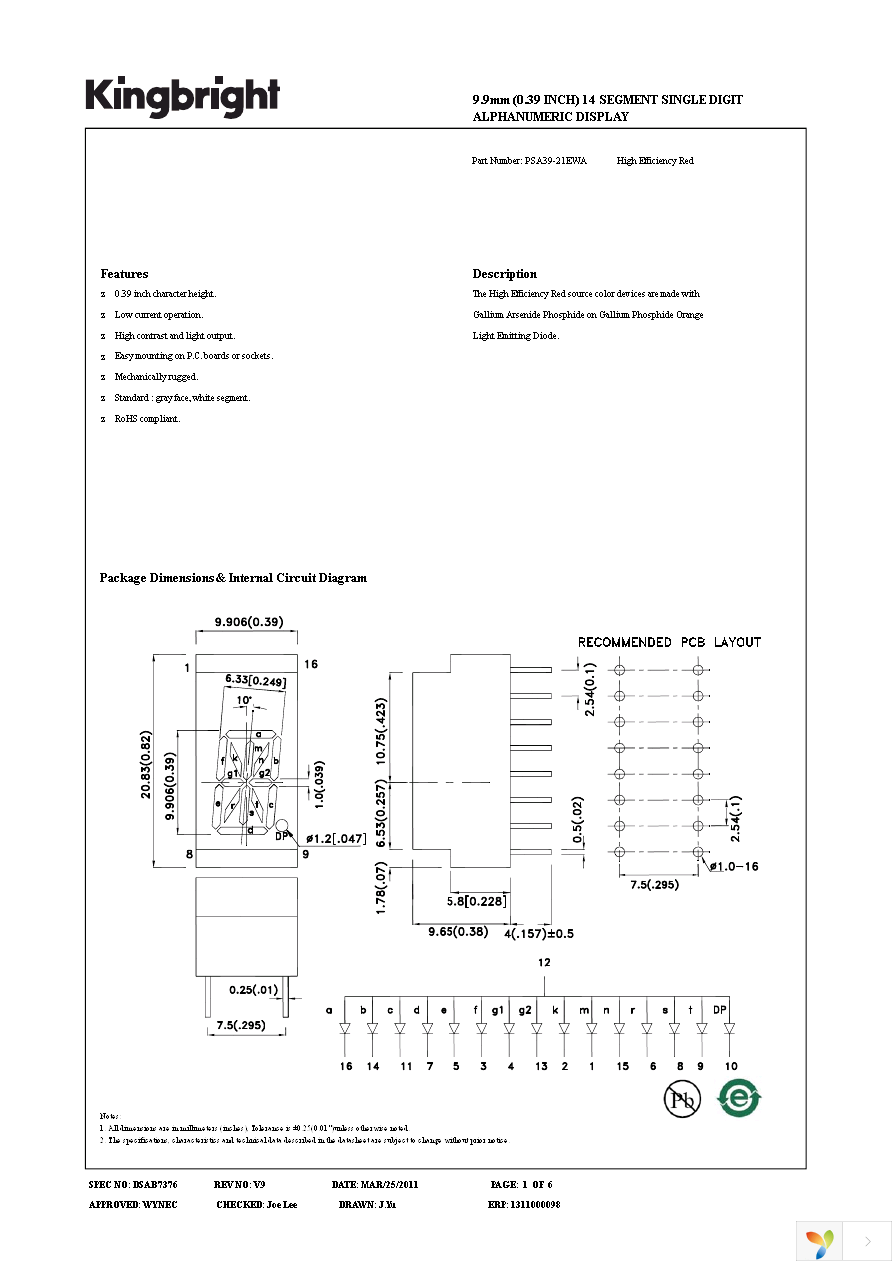 PSA39-21EWA Page 1