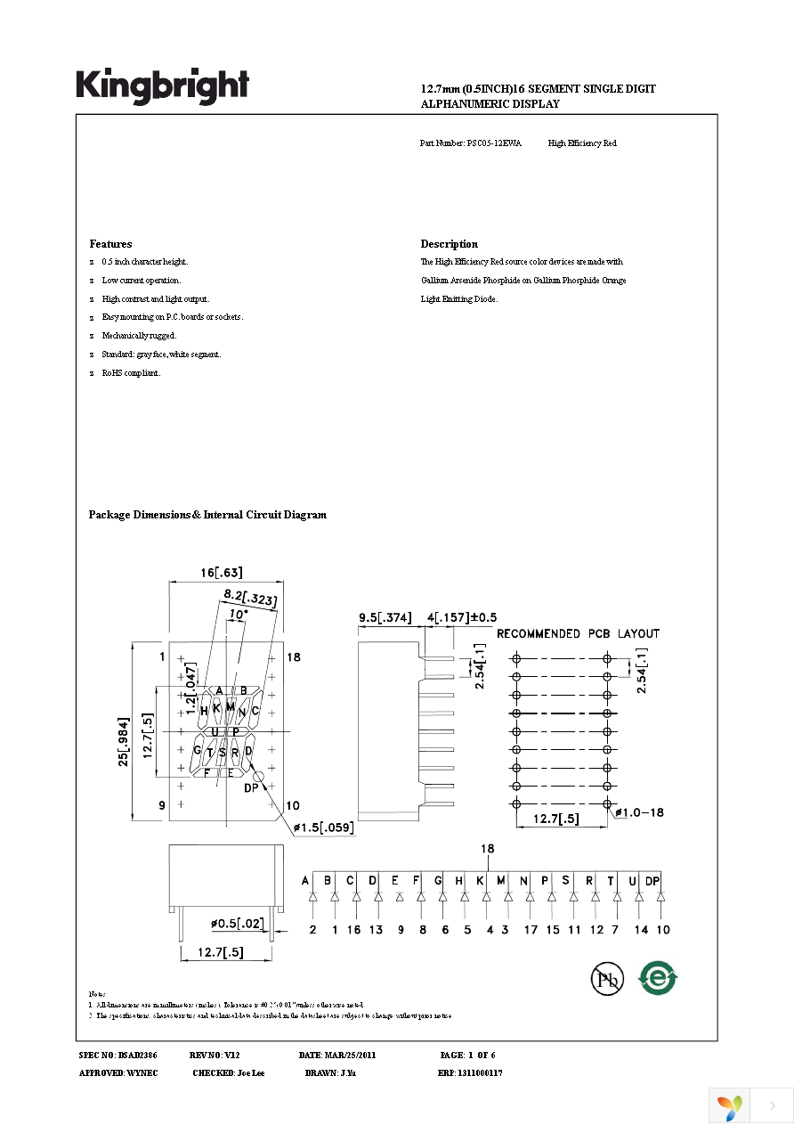 PSC05-12EWA Page 1