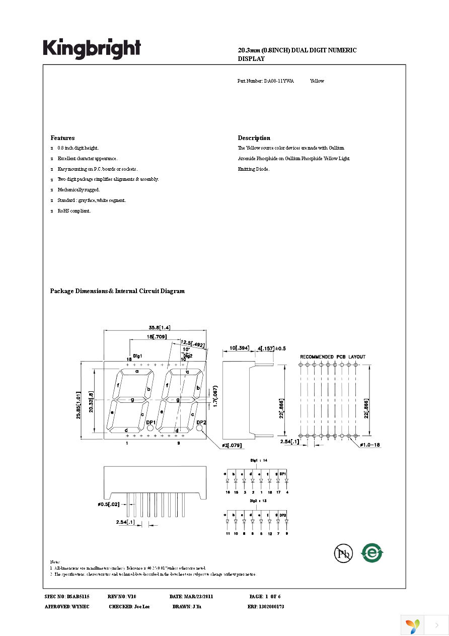 DA08-11YWA Page 1