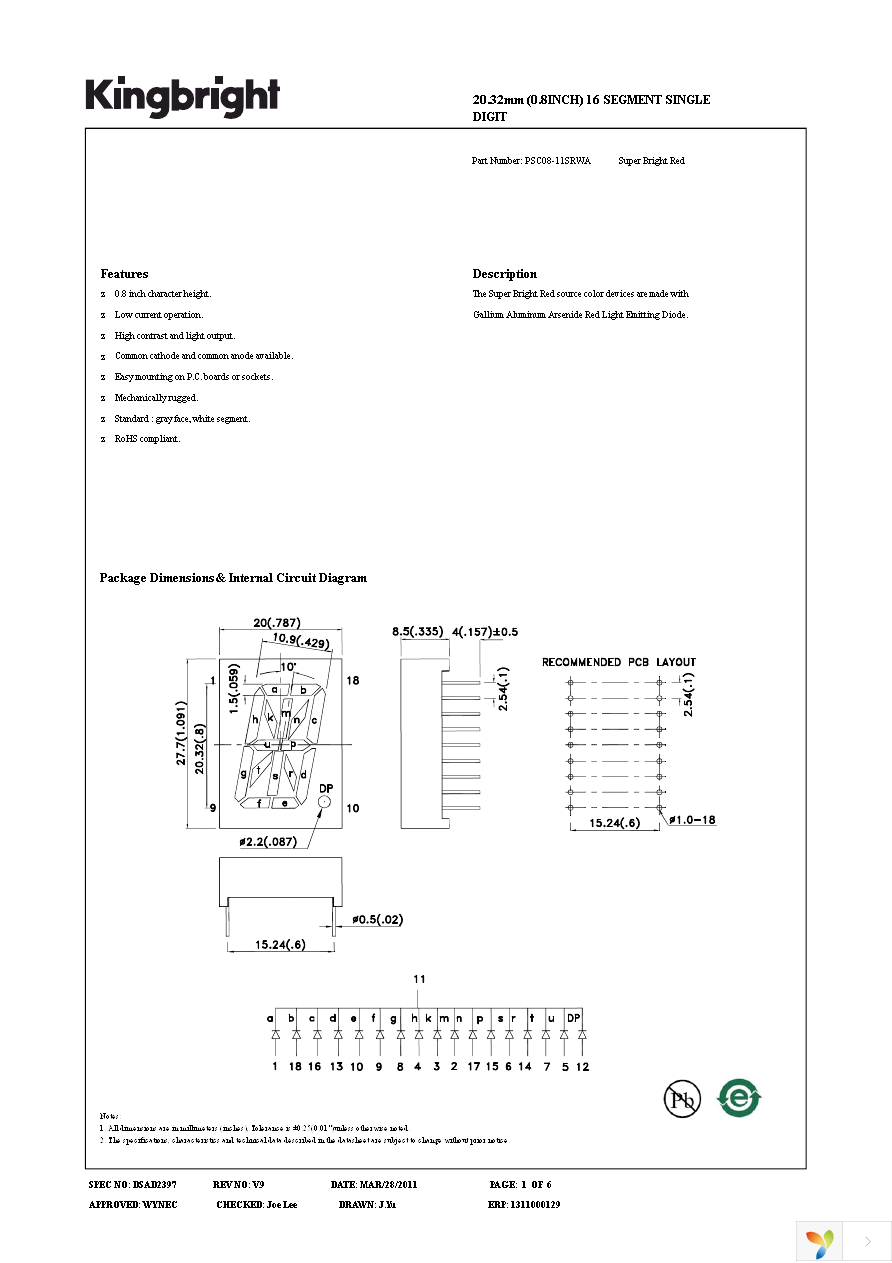 PSC08-11SRWA Page 1