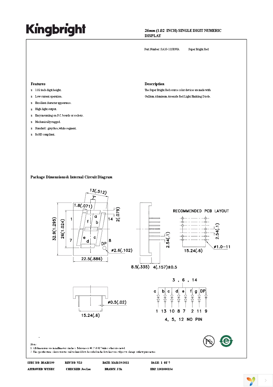 SA10-11SRWA Page 1