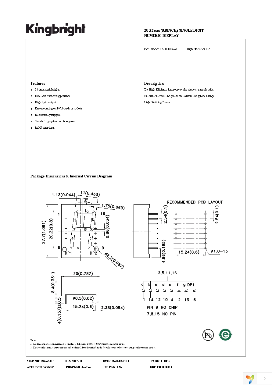 SA08-12EWA Page 1