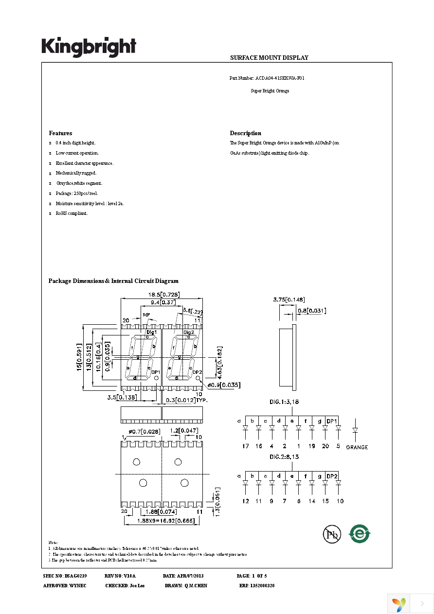 ACDA04-41SEKWA-F01 Page 1