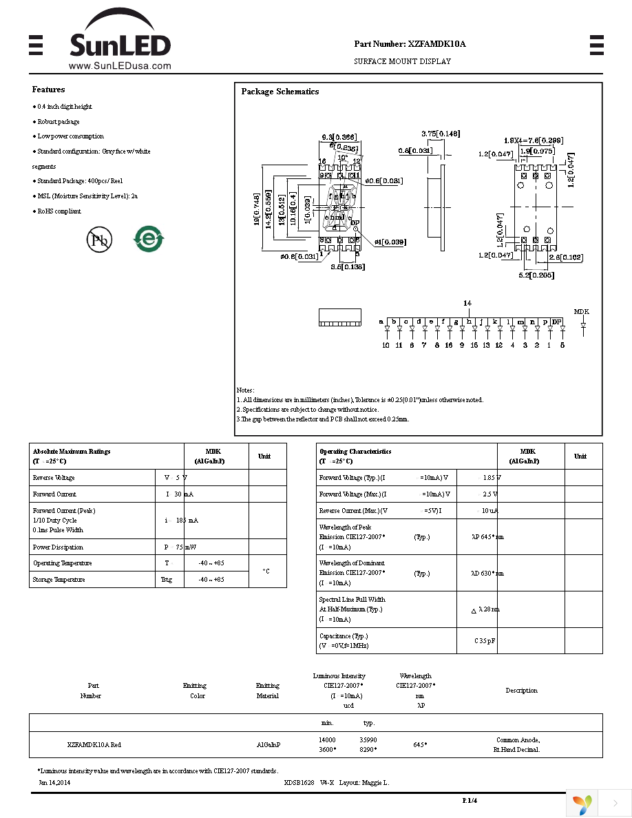 XZFAMDK10A Page 1