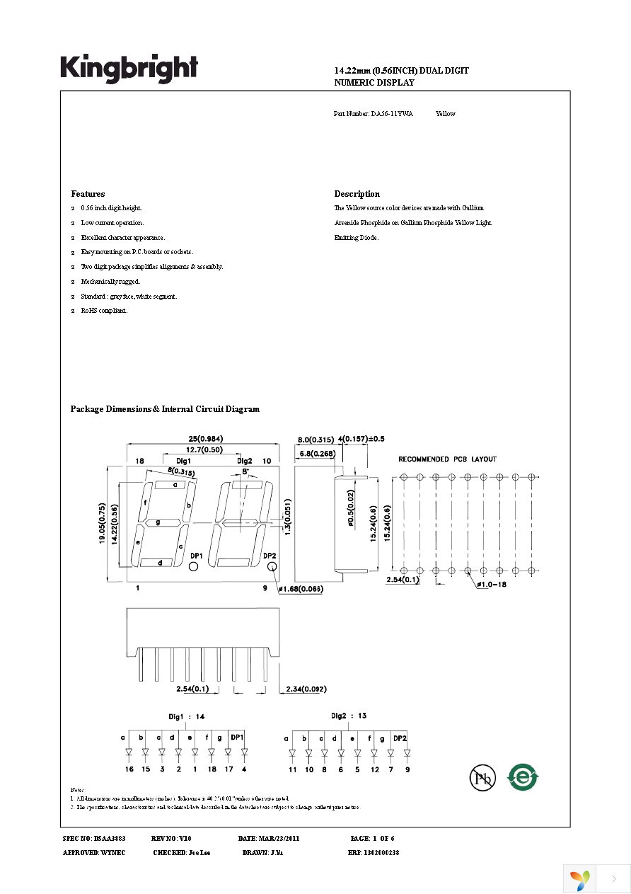 DA56-11YWA Page 1