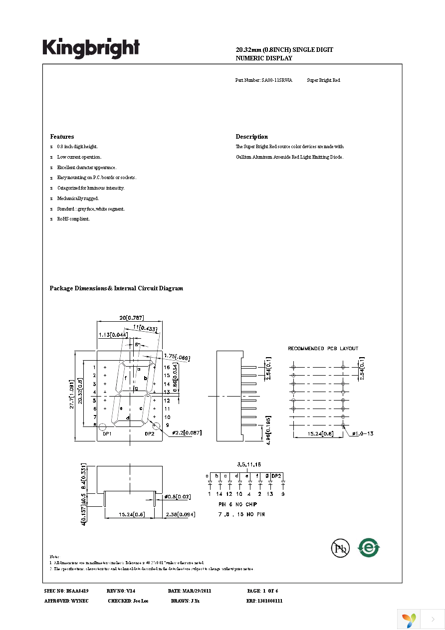 SA08-11SRWA Page 1