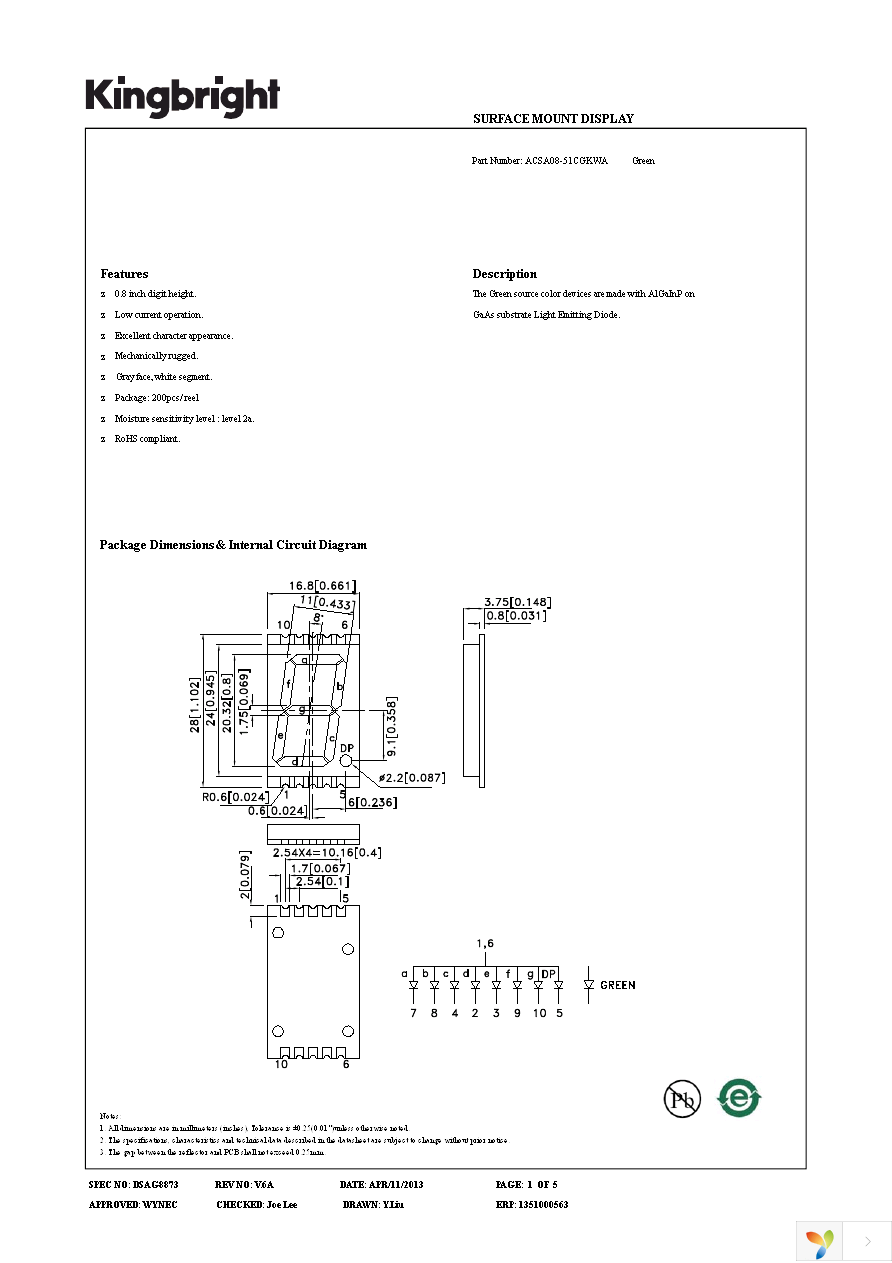 ACSA08-51CGKWA Page 1