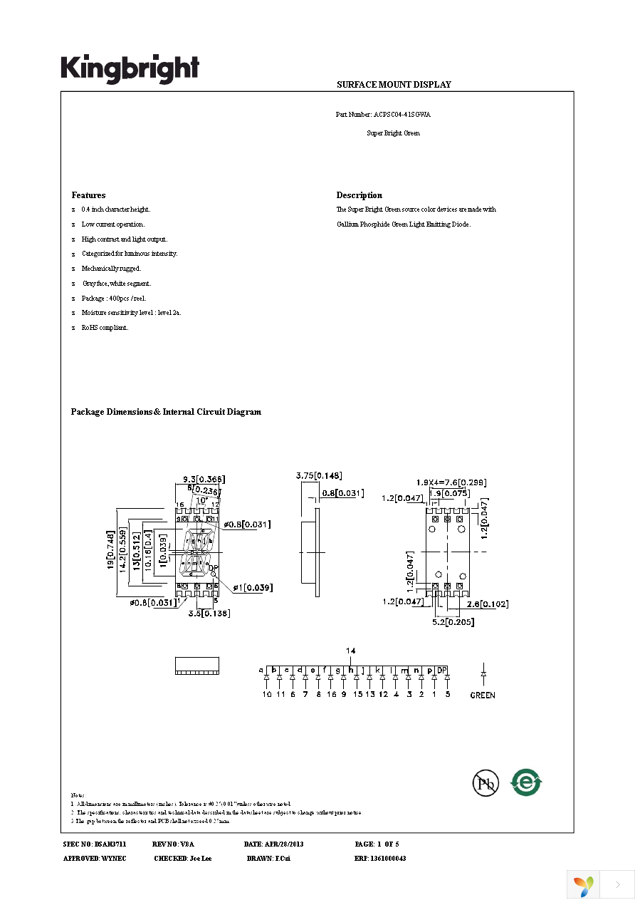 ACPSC04-41SGWA Page 1