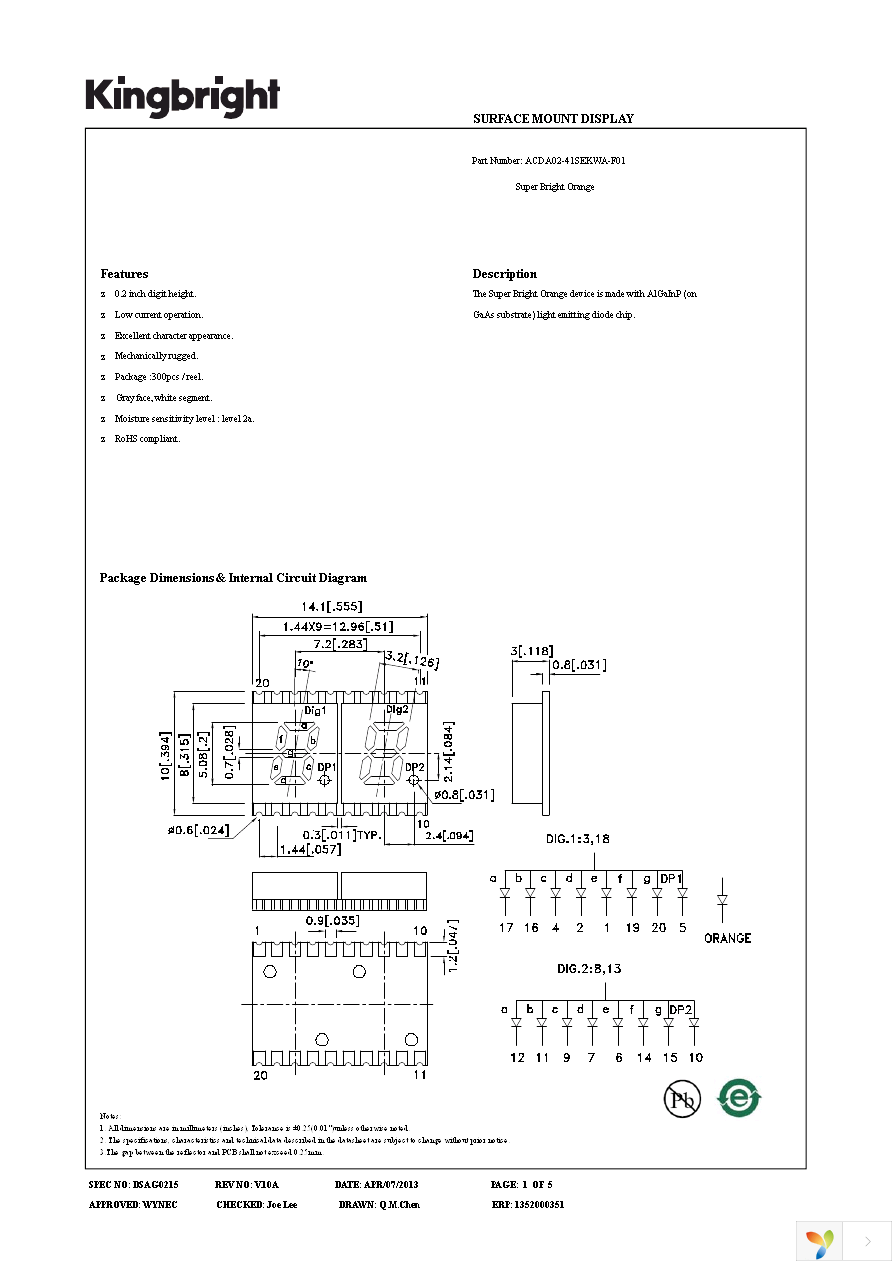 ACDA02-41SEKWA-F01 Page 1