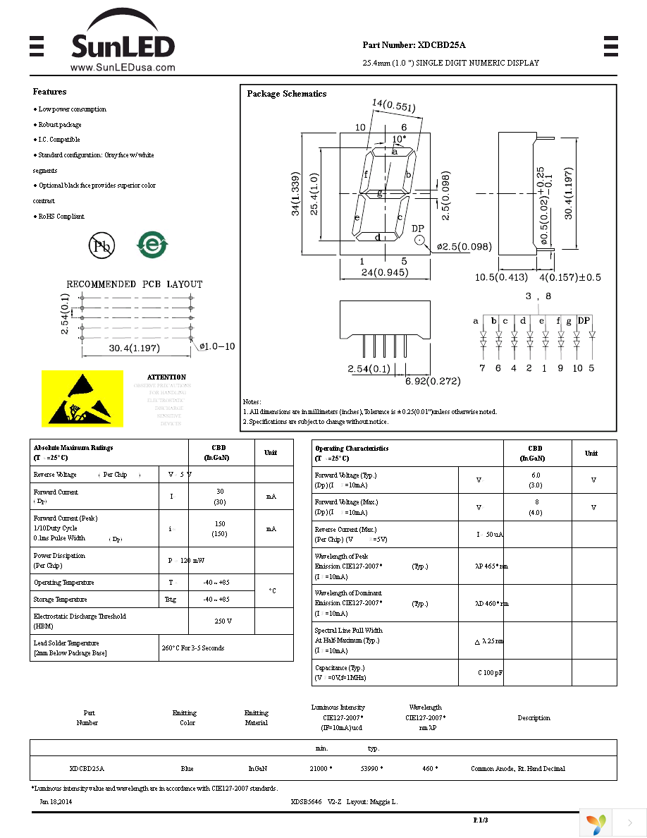 XDCBD25A Page 1