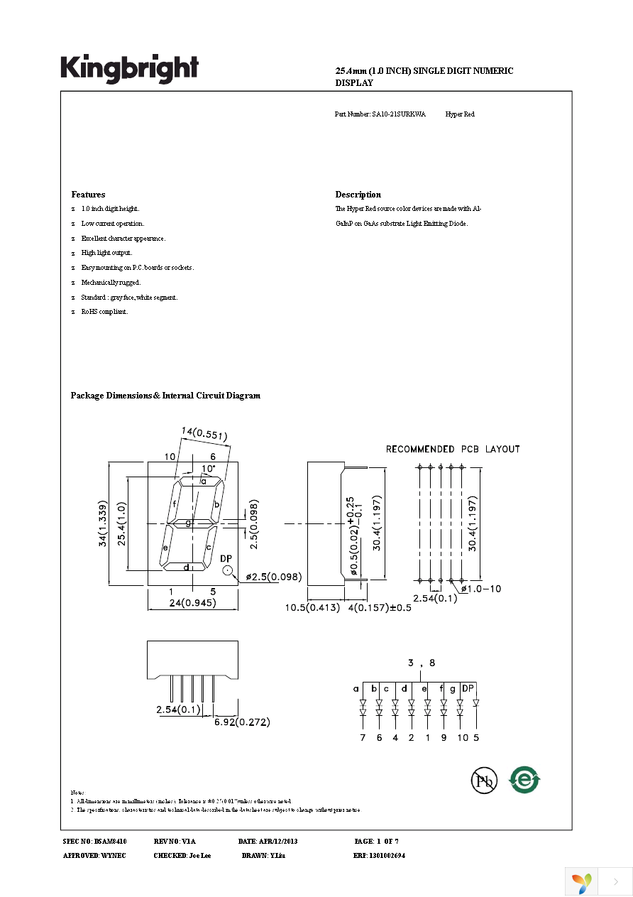 SA10-21SURKWA Page 1