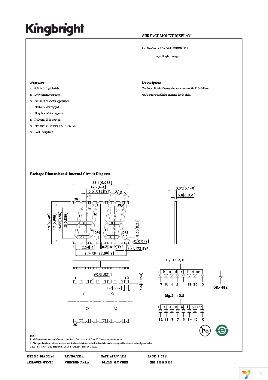 ACDA56-41SEKWA-F01 Page 1