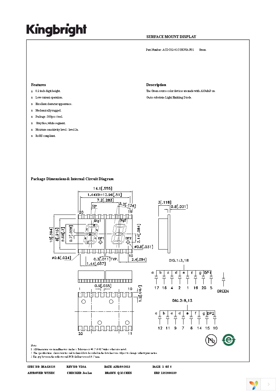 ACDC02-41CGKWA-F01 Page 1