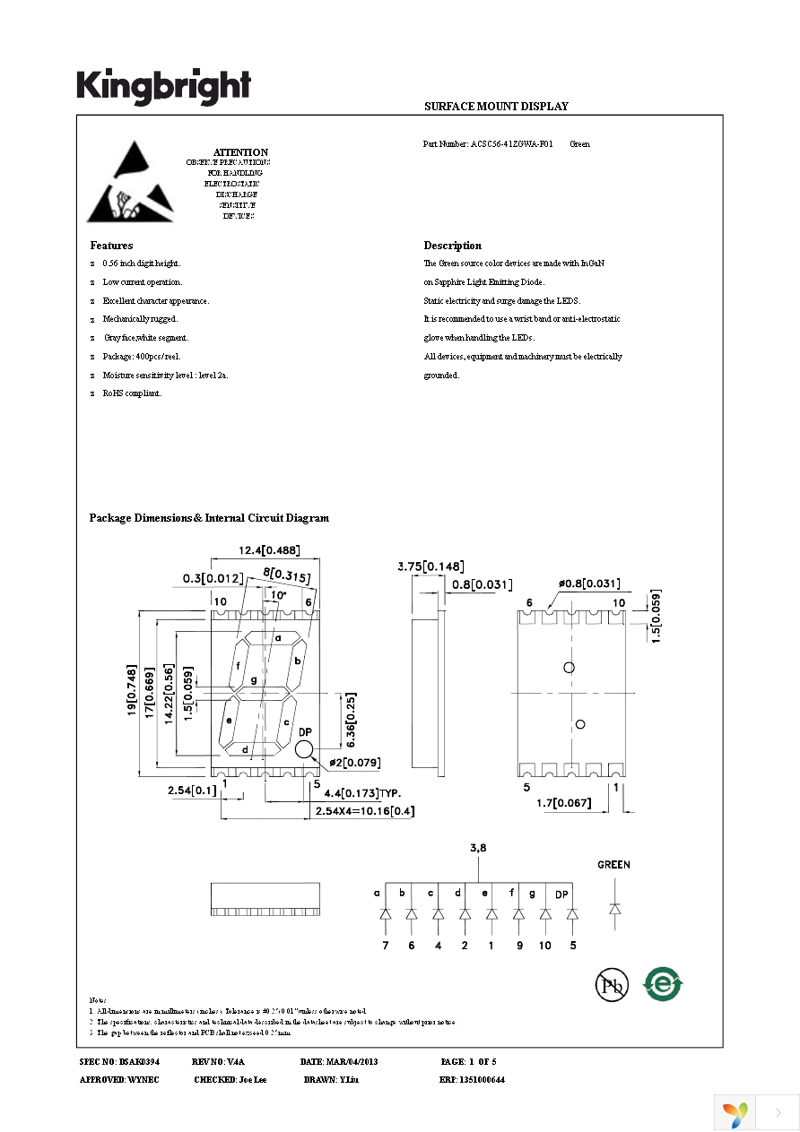 ACSC56-41ZGWA-F01 Page 1