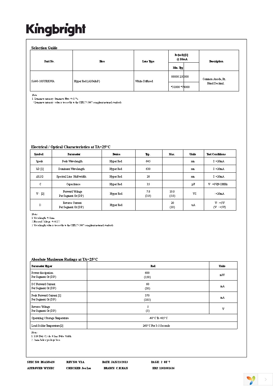 SA40-18SURKWA Page 2