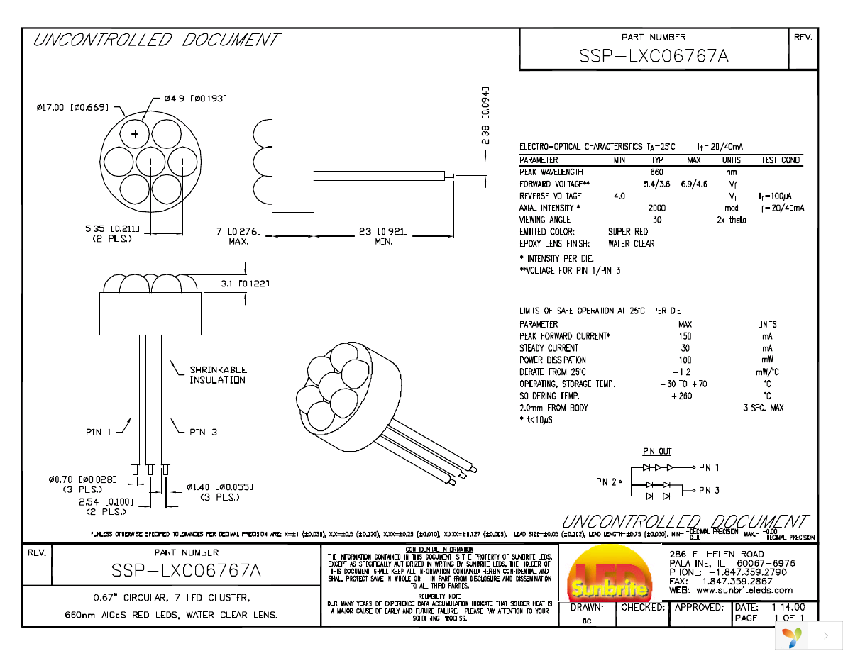 SSP-LXC06767A Page 1