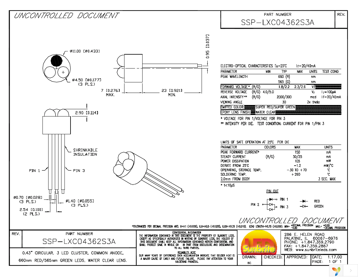 SSP-LXC04362S3A Page 1