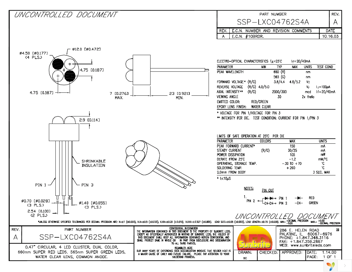 SSP-LXC04762S4A Page 1